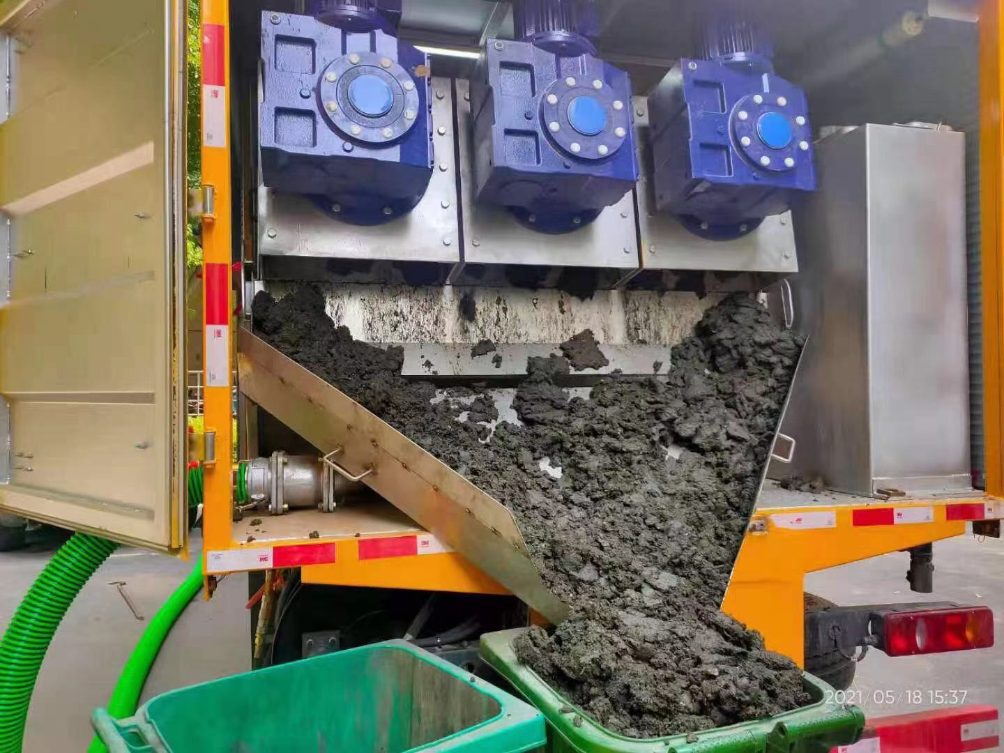 姜堰化粪池清掏城市维护站-泥浆净化干湿分离处理